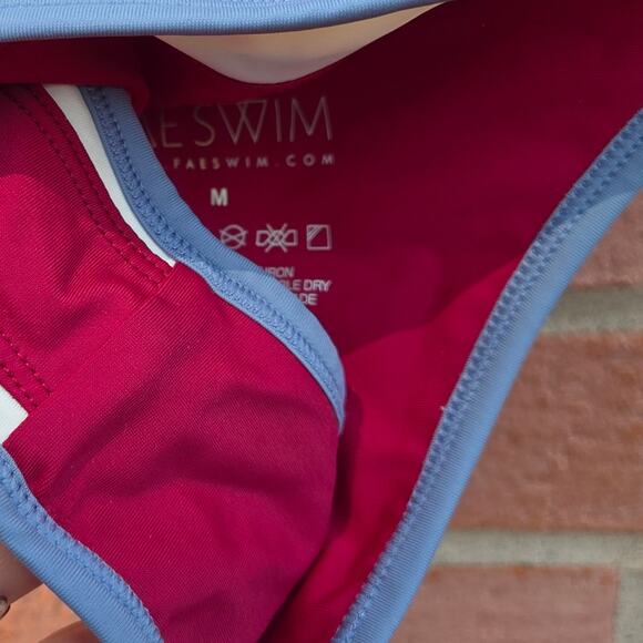 FAE Swim Malu top and Zeila Bikini bottoms in 'Trio' Size Small Medium 2017 - Picture 11 of 12